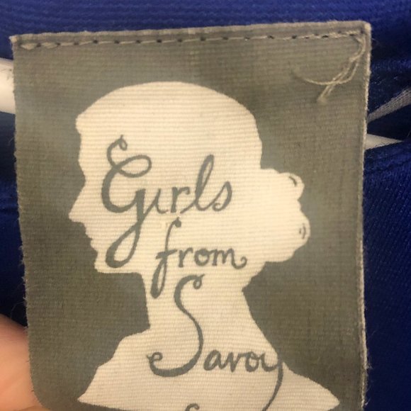 Blue Anthropologie Girls From Savoy Dress - Picture 3 of 3